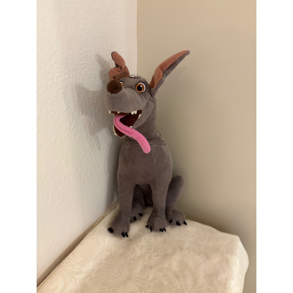 Disney Coco Dante Plush Dog Xoloitzcuintli Grey Stuffed Animal 18in stuffed